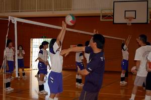 中学生バレーボール教室_d0010630_14335988.jpg