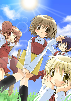 ほのぼの4コマ『ひだまりスケッチ』がアニメ化_e0025035_0451184.jpg