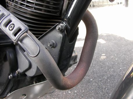 バイクメンテ in TW200_f0097683_0165090.jpg
