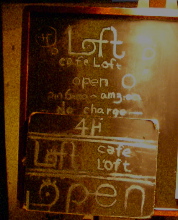 Cafe Loftで祝いのしめは_a0058643_194773.jpg