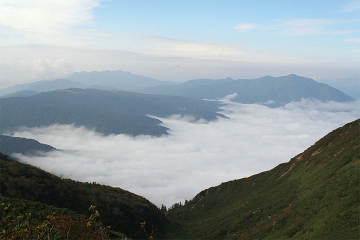 今朝の燧ヶ岳山頂は雲の上_d0012134_2259497.jpg