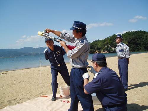 青バイ隊と小安協と海保の訓練_a0077071_10333049.jpg