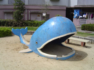 クジラと高速船_e0096277_1563077.jpg