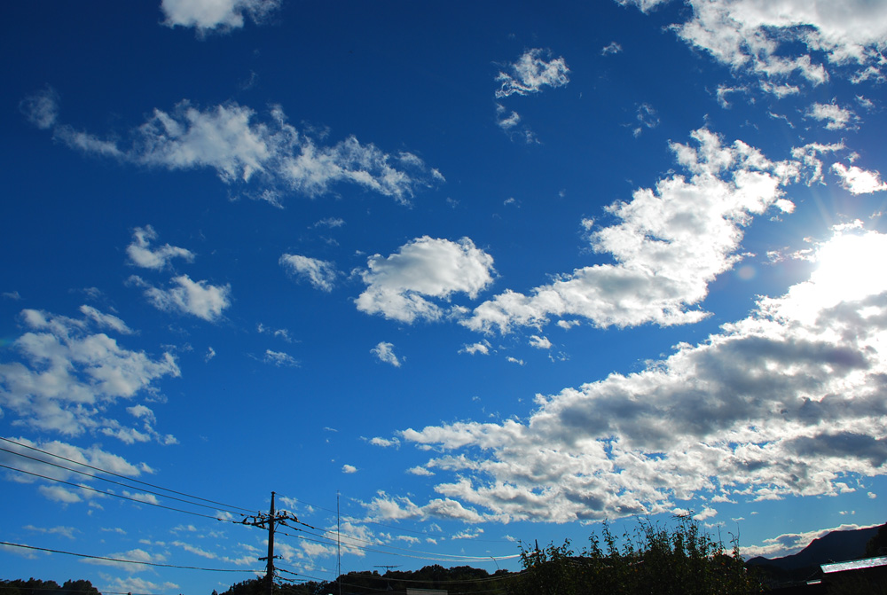 昨日の空......存在感のある雲が印象的でした。_d0069838_10385724.jpg