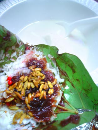 お口直しの パーン Paan グンジ家の食卓