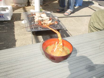 第一回伊勢えび祭り！！    三重県　市後浜　2006.10.8_e0100007_20432923.jpg