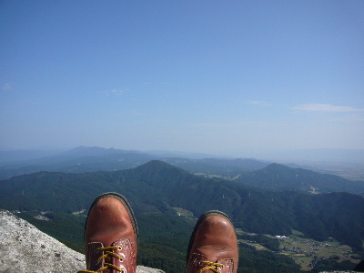 宝満山の頂上を目指す_a0058643_20583785.jpg