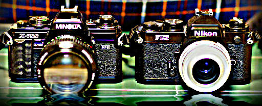 玄人選科】名機対決、1980年代編(3) Nikon FE2 vs. Minolta X 玄人選科】名機対決、1980年代編(3) Nikon FE2 vs. Minolta X