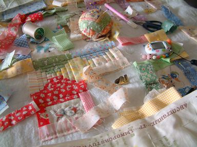 Quilt クラブ～企画「ログキャビンのキルトを作ろう」 2_b0068643_15192358.jpg