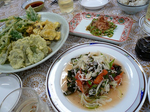 10月9日　街を歩いて野草を食べちゃおう！調理・食事編_c0081091_22541792.jpg