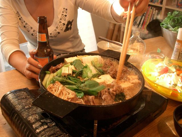 すき焼きパーティー in Japan_c0094808_9463275.jpg