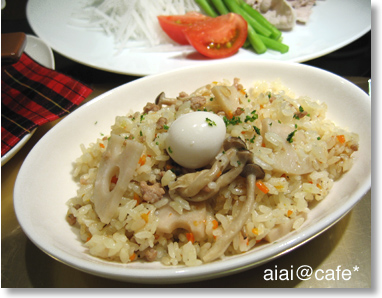 根菜ピラフ（洋風炊き込みご飯）_a0056451_12342865.jpg