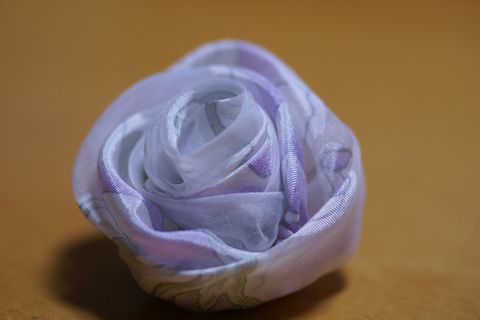布のバラを作りました 布と糸の時間plus