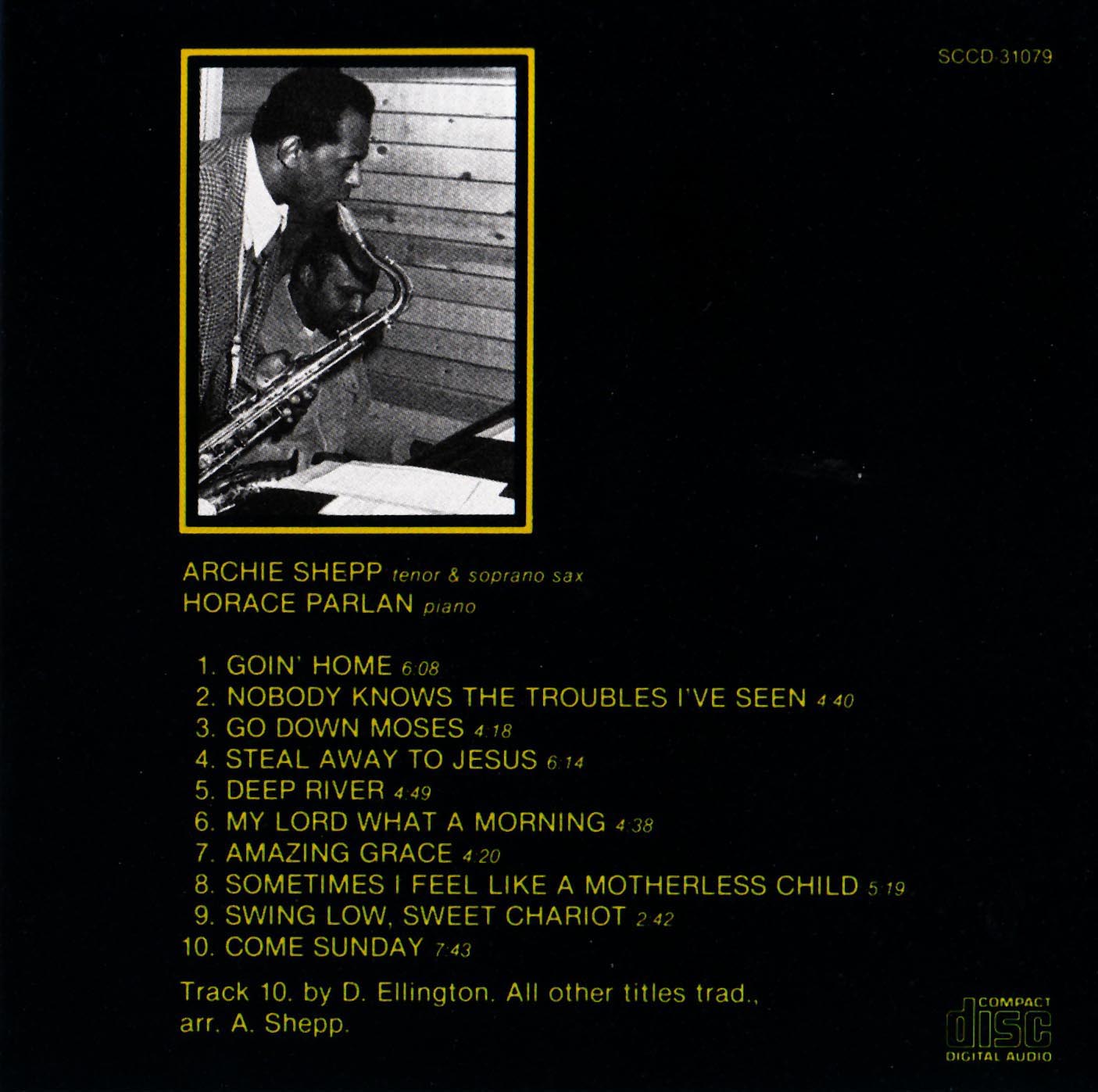 Archie Shepp & Horace Parlan 「強引ホーム」（秋だからジャジーに暮れて18）_e0022344_8222828.jpg