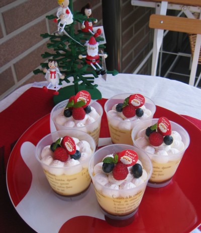 クリスマスフェアー1 とろとろベリープリン Petit Cafe クリスマスフェアー1 とろとろベリープリン Petit Cafe