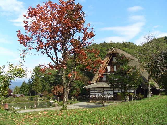 飛騨の里　紅葉_c0036792_21103234.jpg