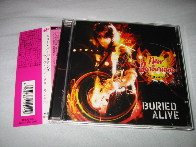 The New Barbarians – Live In Maryland: Buried Alive – 2 x CD