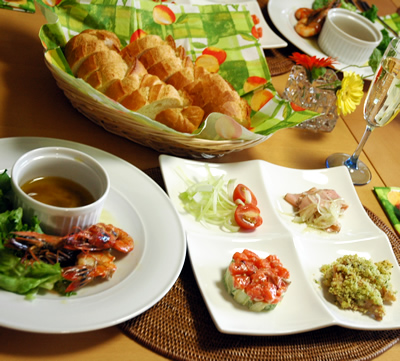 おうちでランチ会_b0016049_384733.jpg