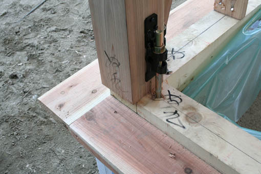 Q1新屋の家02 : 軸・小屋組の検査_e0054299_7243037.jpg