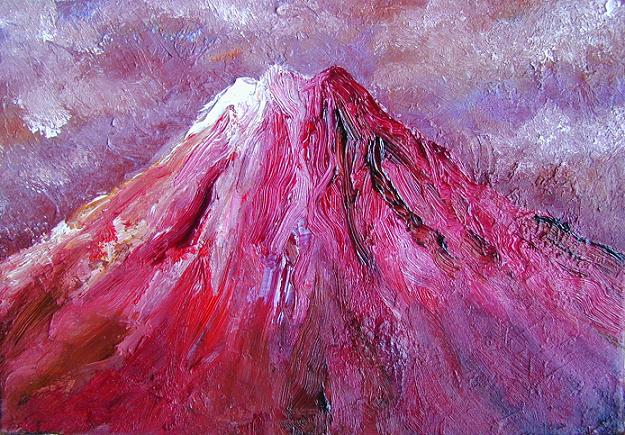 雪を被った富士山_b0089338_7183930.jpg
