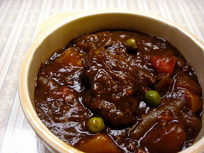 ハヤシライスのルーでビーフシチュー にっき ニッキ 日記