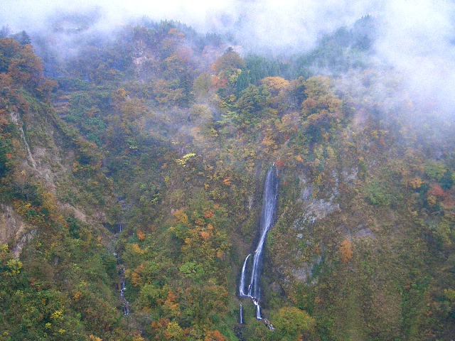 九重町のつり橋からの紅葉_a0074441_2051224.jpg