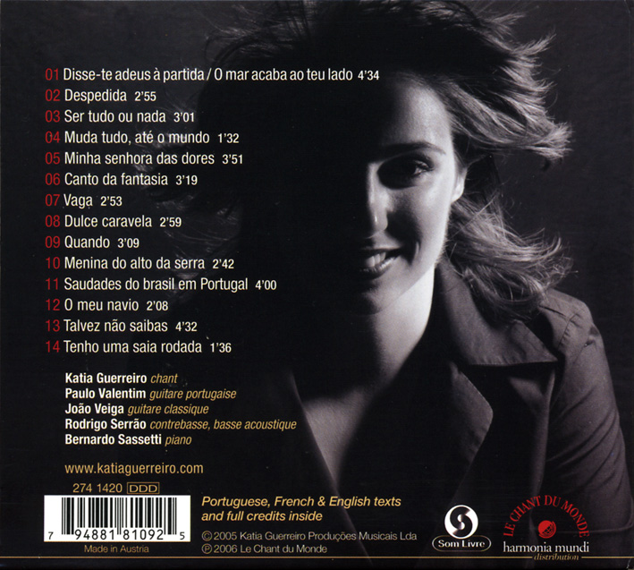 カティア・ゲレイロ（Katia Guerreiro）「Tudo ou Nada」（2005）_e0042361_23421476.jpg