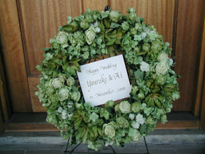 ウエディングリース Ruban