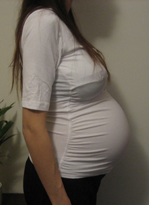 妊娠３４週目のお腹 妊婦ライフ 育児ライフ