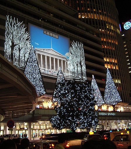 名古屋駅のクリスマスイルミネーション_c0062763_0232460.jpg