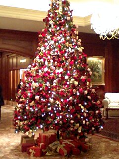 リッツカールトンのクリスマスツリー 私的生活日記 リッツカールトンのクリスマスツリー 私的生活日記