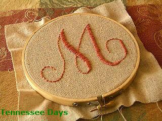 Embroidery Project 刺繍に挑戦 Tennessee Days テネシー デイズ Embroidery Project 刺繍に挑戦 Tennessee Days テネシー デイズ