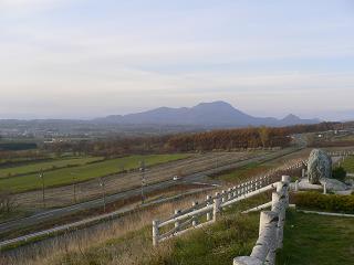 晩秋の北海道旅行：有珠山サービスエリアのソフトクリーム_a0029277_1343510.jpg