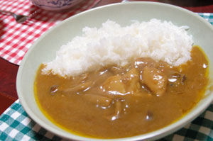 はくばの豚カレー_d0102523_21353718.jpg