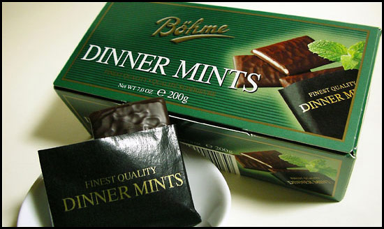 食後のチョコレート 3 Bohmeのdinner Mints 0618 Arinco S Kitchen 遠佐 食後のチョコレート 3 Bohmeのdinner Mints 0618 Arinco S Kitchen 遠佐