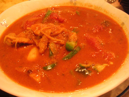 ガラムマサラの ホタテとトマトのスープカレー_f0053279_10473071.jpg