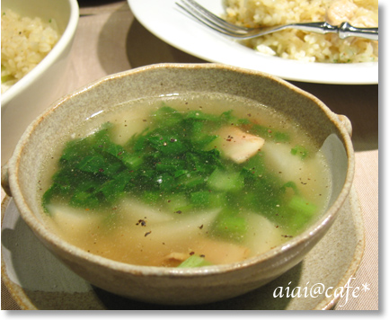 カブと青菜のスープ_a0056451_11595684.jpg