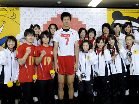 モーニング娘2000年女子バレーボール世界最終予選　宣伝幕 モーニング娘2000年女子バレーボール世界最終予選 宣伝幕