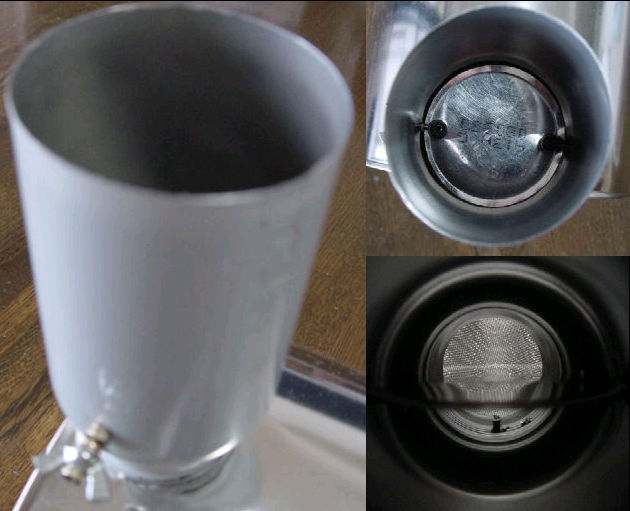 Imitation Ti Cylinder Stove // 煙突の取り付け_f0113727_5401226.jpg