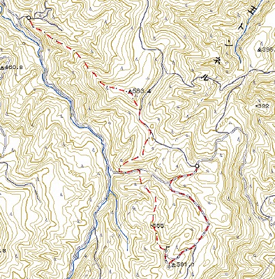 12月１６日（土）西在山（５８１．７ｍ）とオアラス（５８３．４ｍ）_f0003138_1426442.jpg