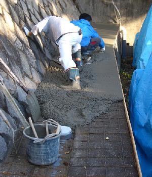 『土間打ち①』_c0092689_18394879.jpg