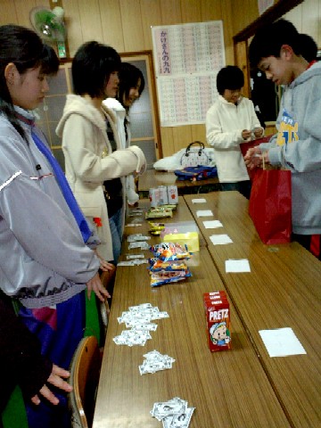 中学生のお楽しみ会をしました Welcome