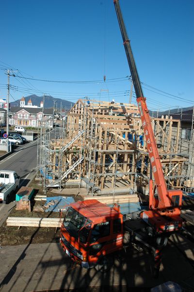モデルハウス上棟_a0059217_17325237.jpg