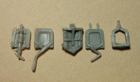 1/35 ドイツ軍銃剣・スコップ : 模型慕情