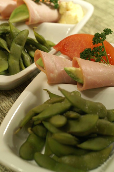 正月料理の〆は和スイーツ付きです。_b0033423_1433783.jpg