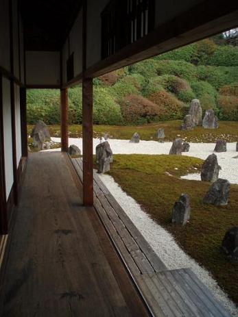 京都・光　明　院　の　「雲　嶺　庭」　枯山水_b0104092_1361597.jpg