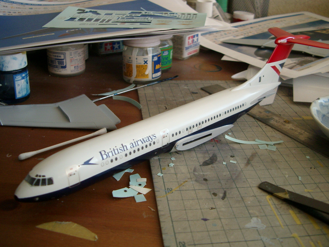 ➀ 1/200 ブリティッシュエアウェイズ ヴィッカース VC10 G-ARVM 【お