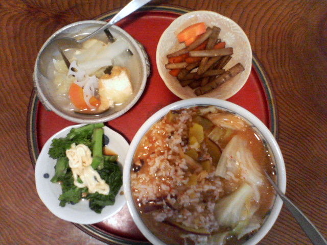 厚揚げと野菜の葛煮…_b0093660_21521181.jpg