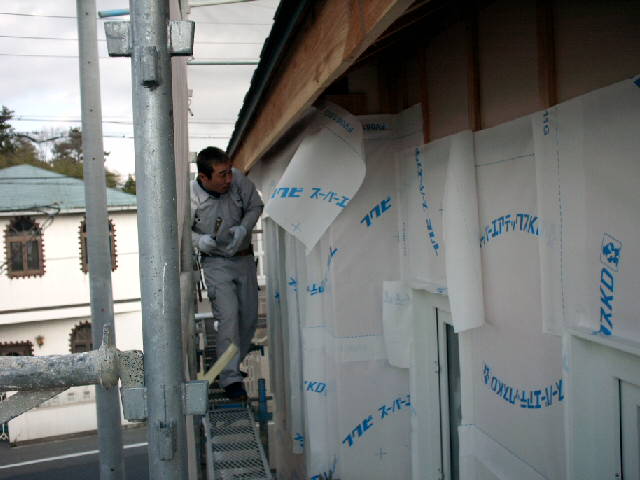 1月11日 木 外壁透湿防水シート施工中です 株式会社タツケン 建築工程ブログ Sc編 1月11日 木 外壁透湿防水シート施工中です 株式会社タツケン 建築工程ブログ Sc編