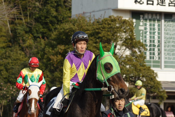 2007年1月13日（土） 高知競馬 セカンドジェネレーション騎手招待競走 第1戦目 レース前_a0077663_18293726.jpg